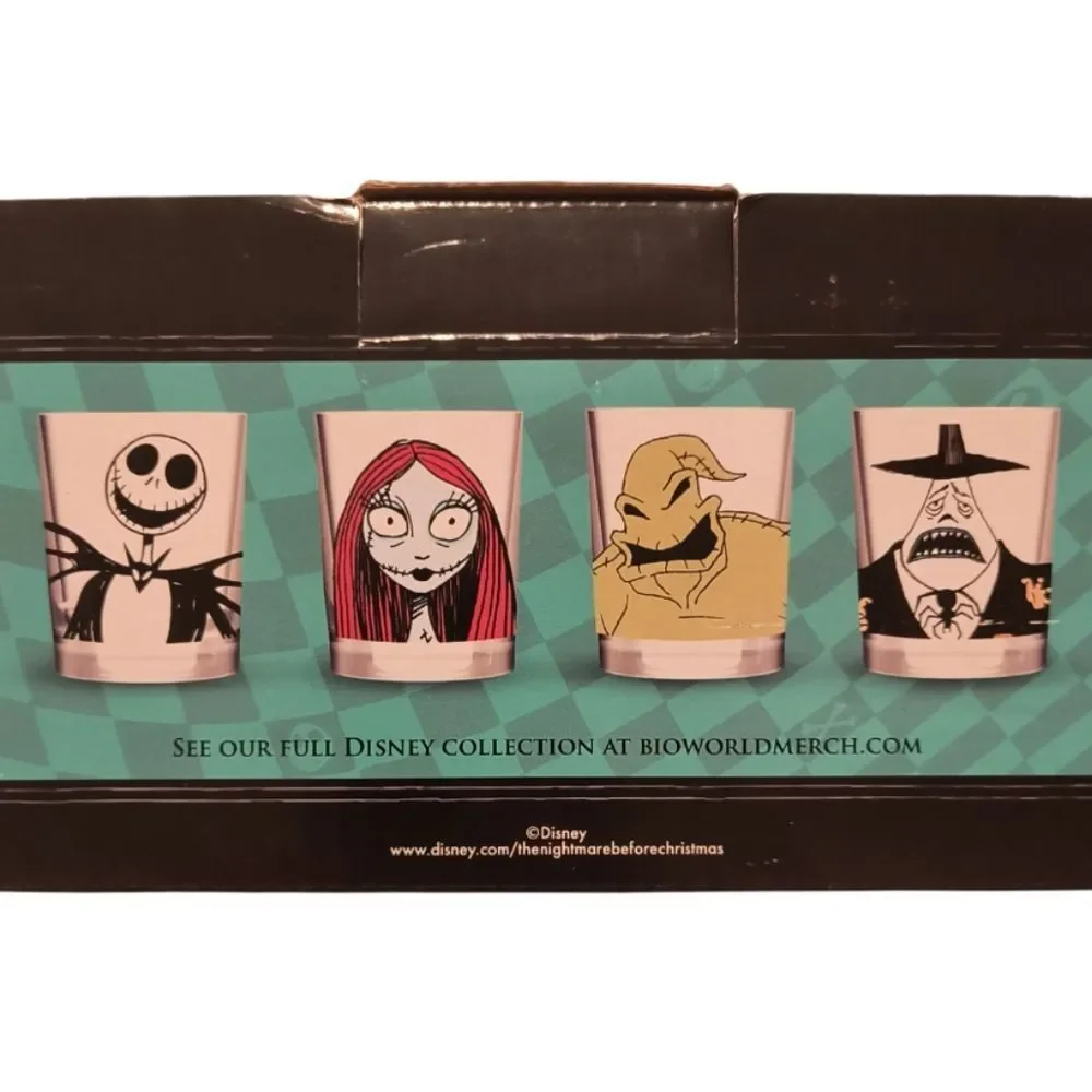 Disney The Nightmare Before Christmas Glasses Set